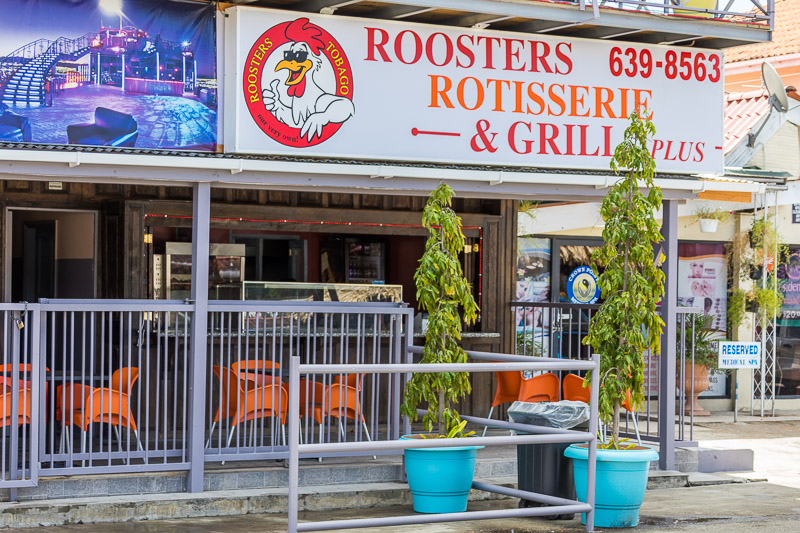Roosters Rotisserie & Grill, Crown Point, Tobago <small>(© S.M.Wooler)</small>