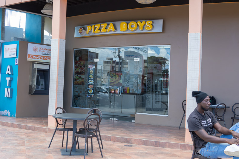 Pizza Boys, Milford Road, Crown Point, Tobago <small>(© S.M.Wooler)</small>