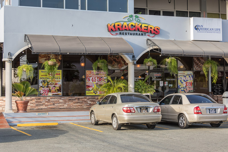 Krackers Restaurant, Shirvan Plaza, Tobago <small>(© S.M.Wooler)</small>