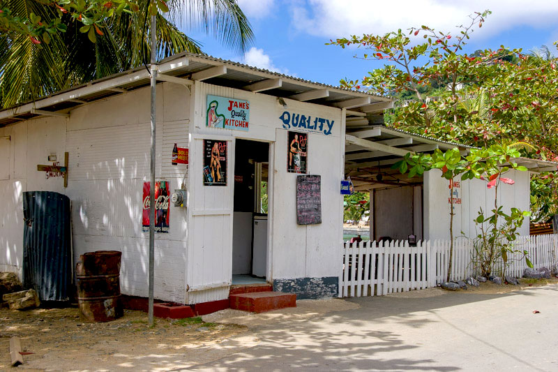 Jane's Quality Kitchen, Charlotteville, Tobago <small>(© S.M.Wooler)</small>