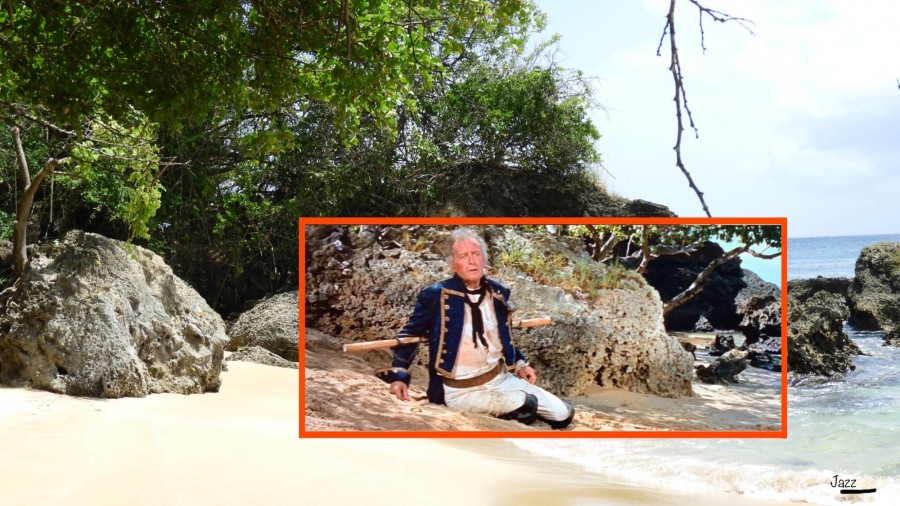 Swiss Family Robinson Movie Overlay - Rocks at the end of Mt Irvine Bay