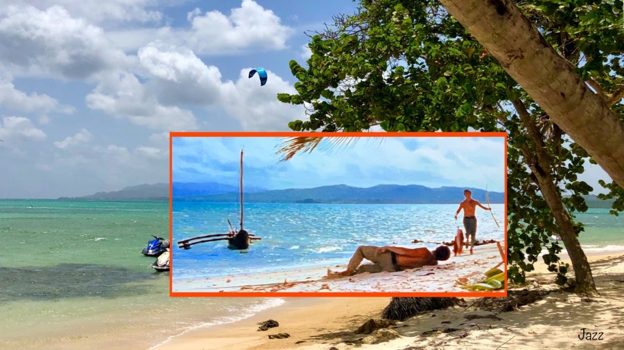 Swiss Family Robinson Movie Overlay - Pigeon Point, Tobago