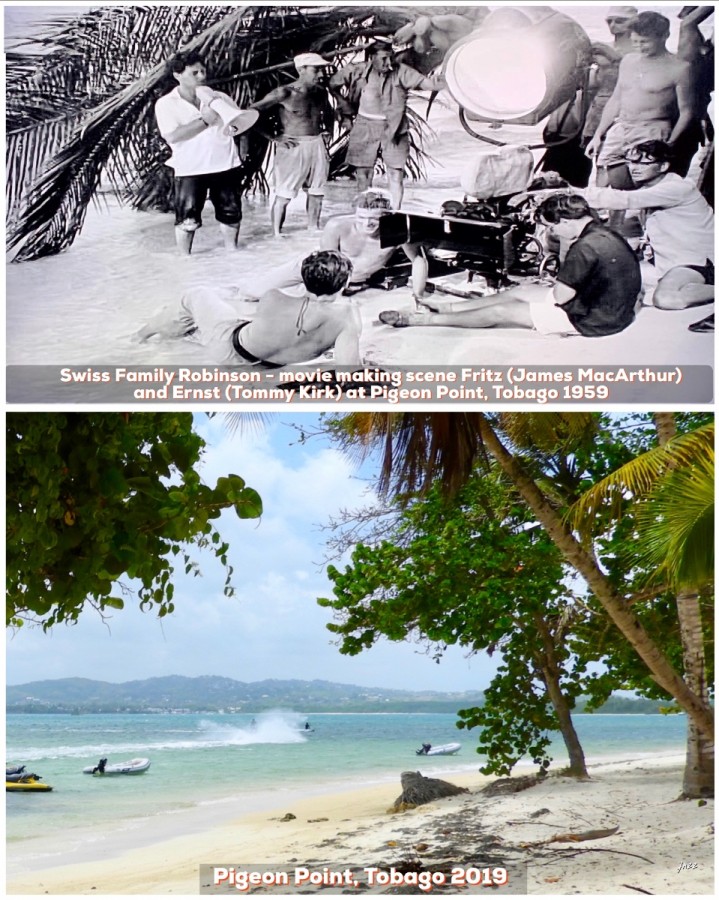 Swiss Family Robinson - movie making scene  - Pigeon Point, Tobago