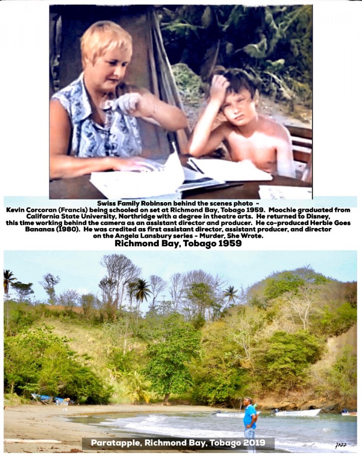 The Walt Disney Movie, Swiss Family Robinson was filmed entirely in Tobago from August 1959 to January 1960.  The movie was released on December 21, 1960.