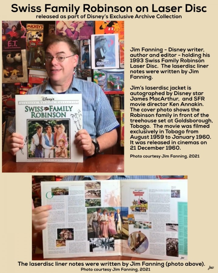 Swiss Family Robinson on Laser Disc - released in 1993 as part of Disney’s Exclusive Archive Collection.