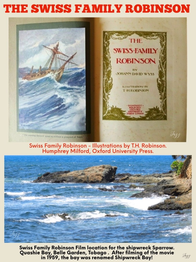 Swiss Family Robinson - Illustrations by T.H. Robinson.  Humphrey Milford, Oxford University Press.