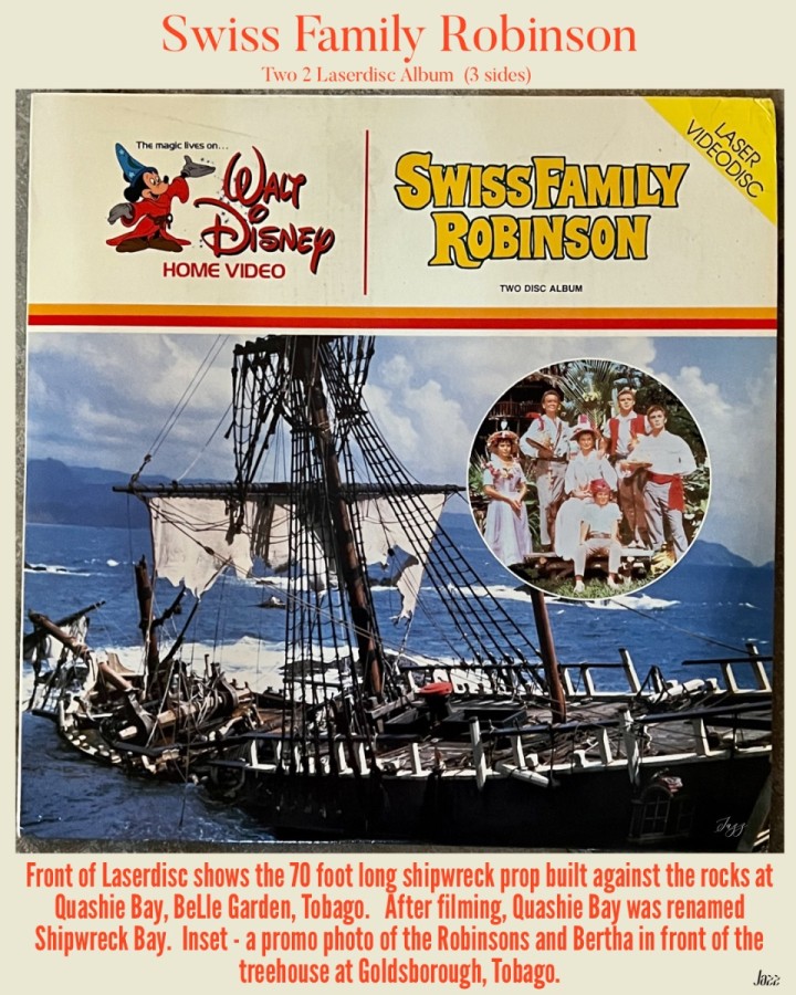 Swiss Family Robinson - Two 2 Laserdisc Album (3 sides)