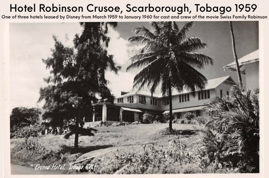 Hotel Robinson Cruse, Scarborough, Tobago 1959