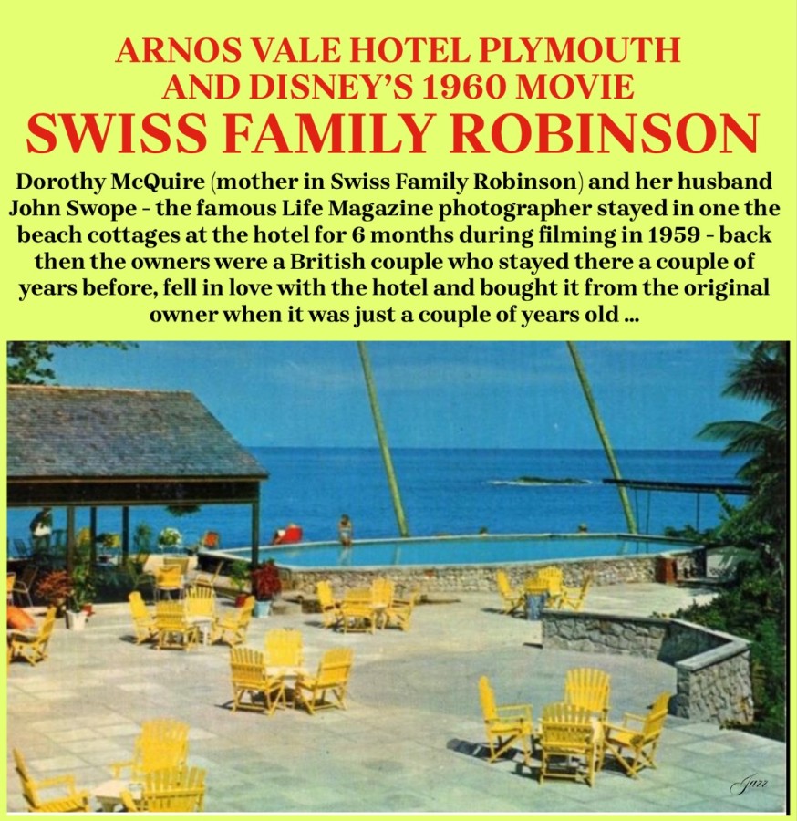 ARNOS VALE HOTEL, PLYMOUTH AND DISNEY’S 1960 MOVIE