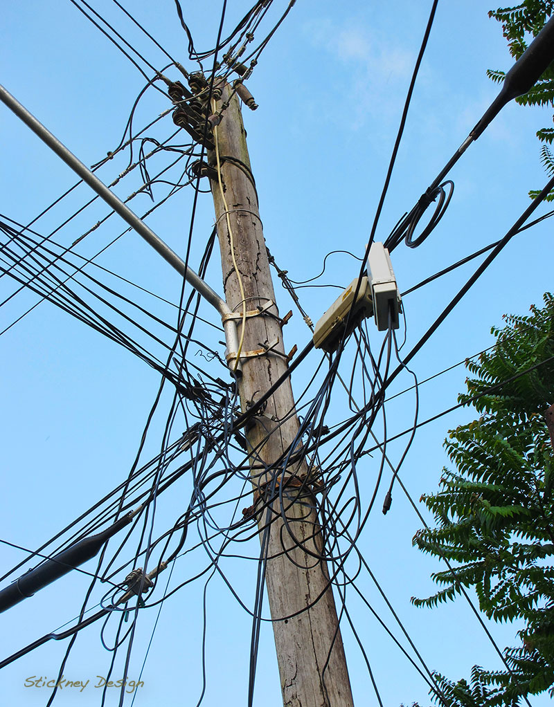Tangled Tobago power cables
