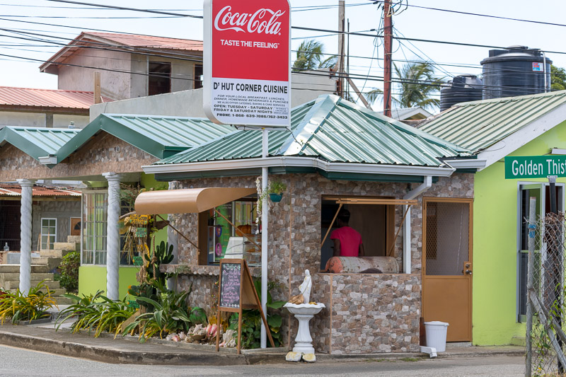 D-Hut Corner Cuisine, Bon Accord, Tobago <small>(© S.M.Wooler)</small>